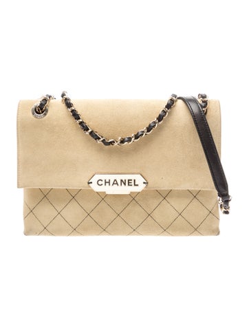 Retro Label Flap Bag