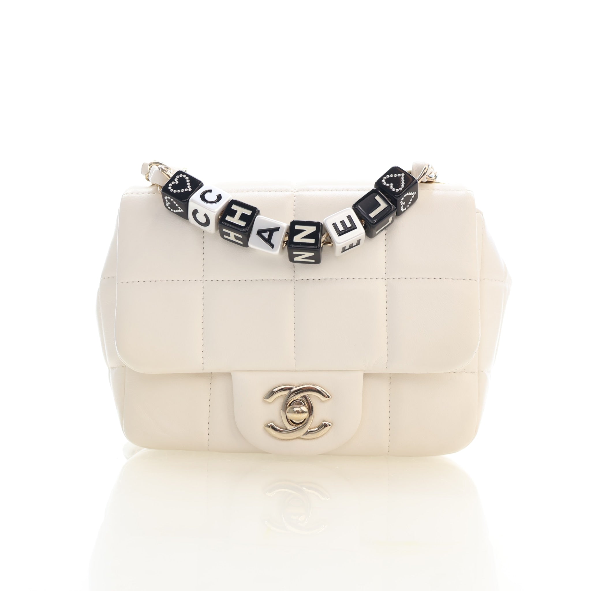 Chanel Mini Lambskin Square Monacoco Flap Bag