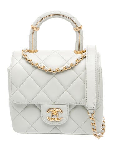 Mini Crush Top Handle Flap Bag