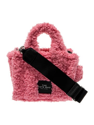 Shearling Top Handle Bag