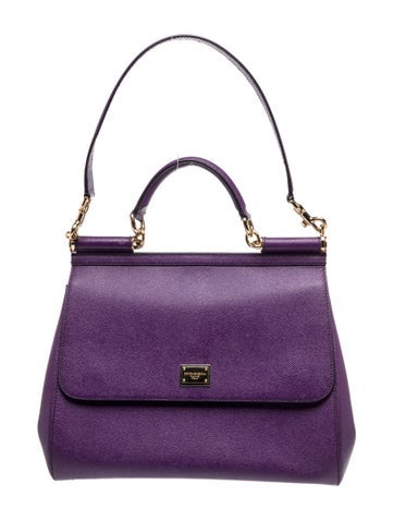 Leather Top Handle Bag