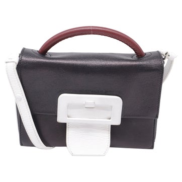Tri-Color Top Handle Bag
