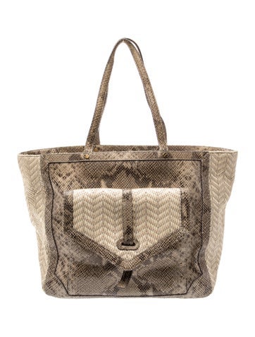 Embossed Leather Tote