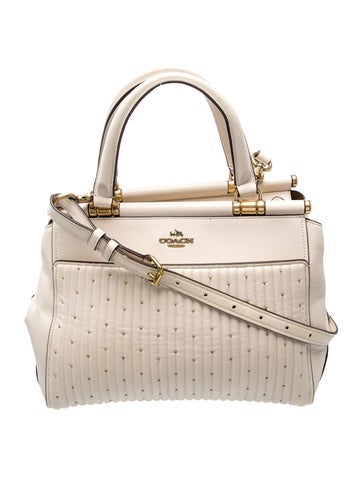 Leather Top Handle Bag