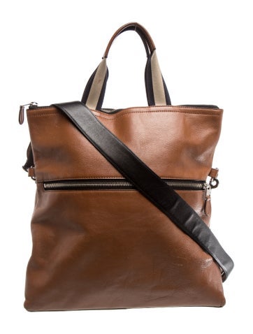 Leather Top Handle Bag