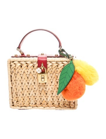 Raffia Wicker Sweet Dolce Box Bag Mini