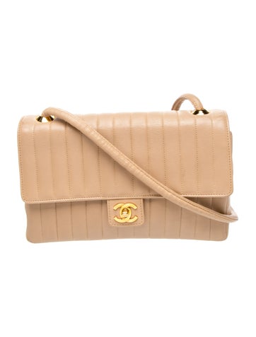 Vertical Quilt Flap Bag
