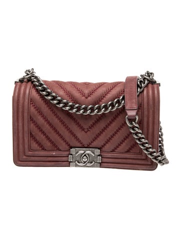 Medium Chevron Boy Bag