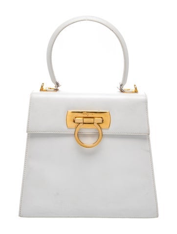Leather Top Handle Bag