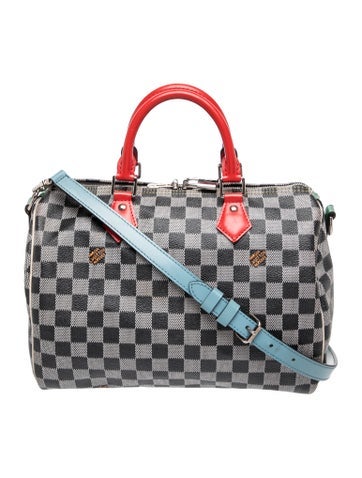 Damier Graphite Damier Noir Speedy Bandouliere 30