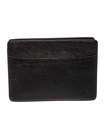 LV Monogram Epi Leather Pouch Medium