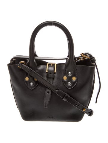 Leather Top Handle Bag