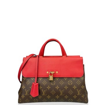 Coated Canvas Venus Handbag Brown