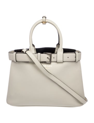 Leather Buckle Bag w/Bel Small