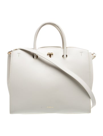 Leather Top Handle Bag