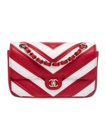 Mini Chevron Flap Bag