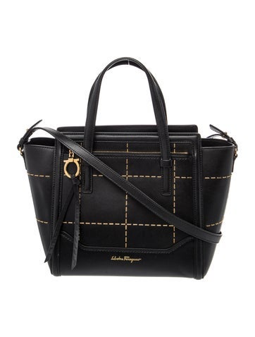 Leather Top Handle Bag