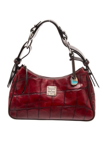 Dooney & Bourke Embossed Leather Shoulder Bag
