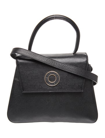 Leather Top Handle Bag Vintage