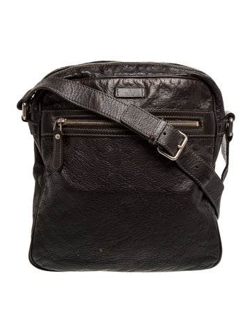 Leather GG Supreme Messenger Bag Vintage