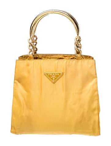 Tessuto Nylon Top Handle Bag