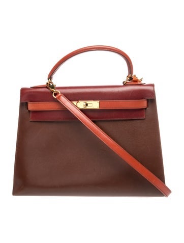 Hermes Tricolor Box Kelly Sellier I 32