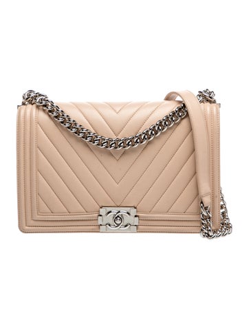 Large Chevron Boy Bag