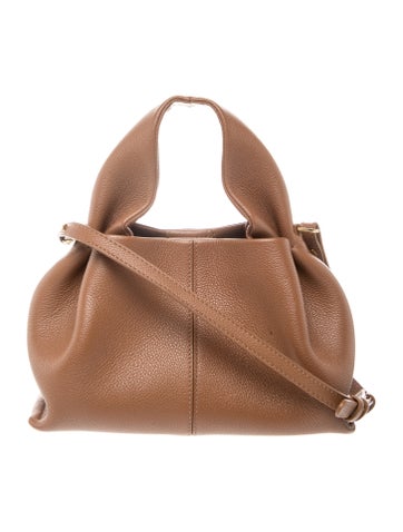 Leather Top Handle Bag