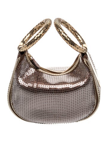 Sequins Top Handle Bag Vintage