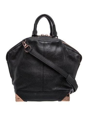 Leather Top Handle Bag