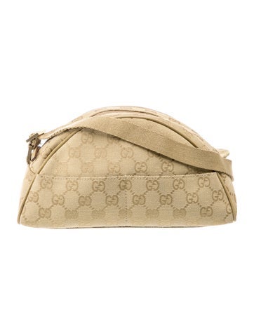 GG Canvas Half-Moon Small