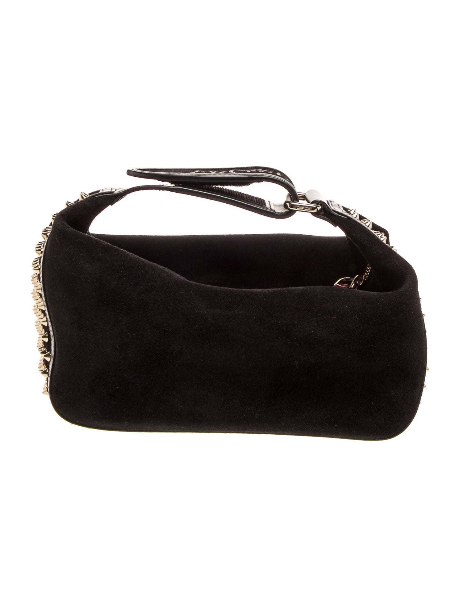 Suede Top Handle Bag