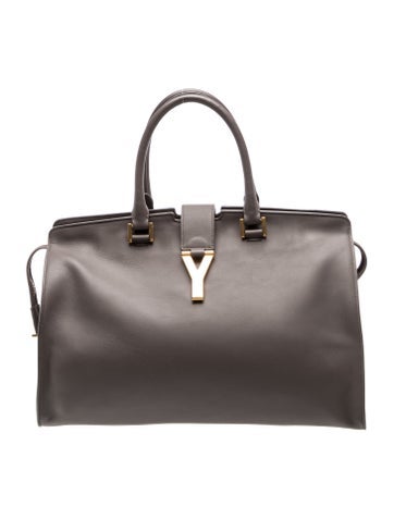 Leather Y Cabas Medium