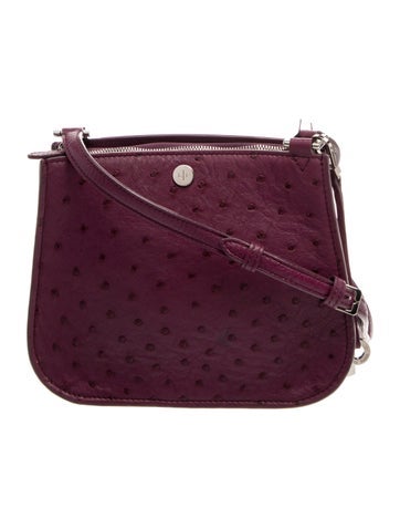 Ostrich Crossbody Bag