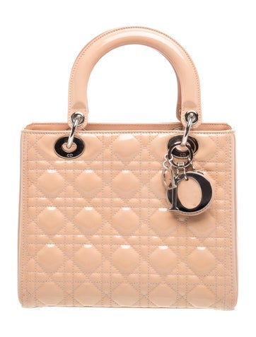 Patent Leather Lady Dior Medium