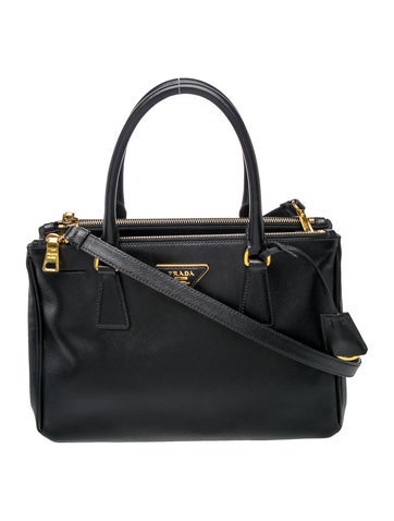 Enameled Metal Triangle Galleria Double Zip Medium