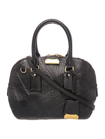 Leather Top Handle Bag