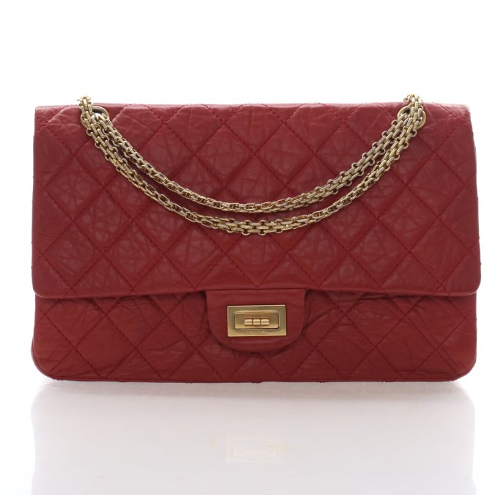 Chanel Jumbo Aged Calfskin Reissue Double Classic Flap Bag