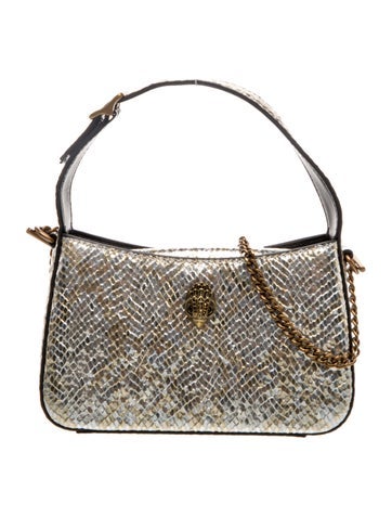 Embossed Leather Shoulder Bag