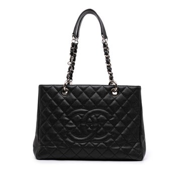 Calf Leather Caviar Grand Shopping Tote
