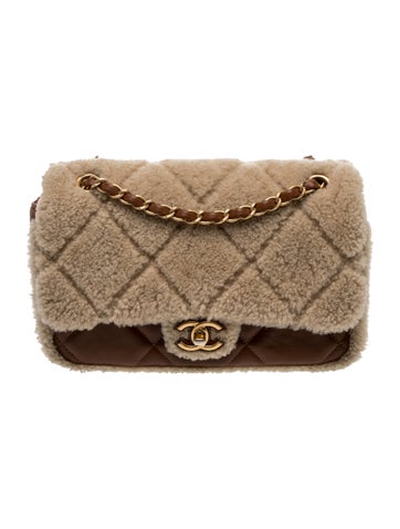 2024 Medium Shearling Flap Bag