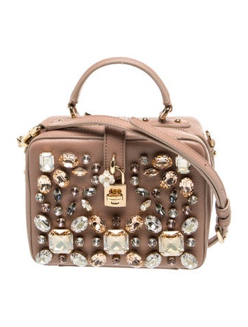 Leather Dauphine Box Bag
