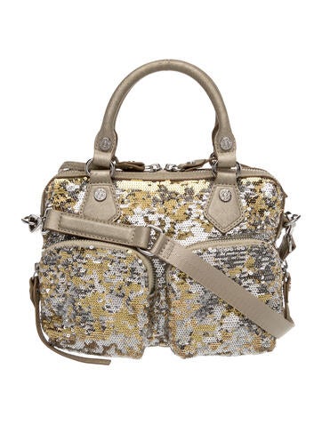 Sequins Top Handle Bag