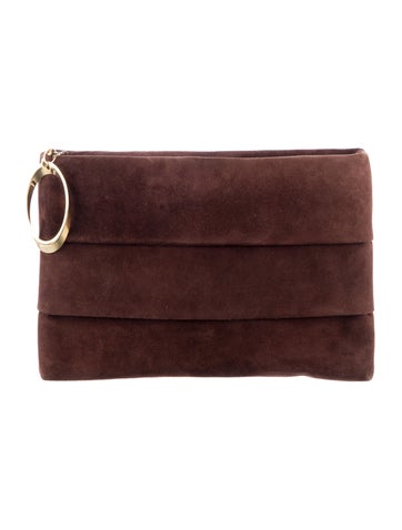 Suede Clutch