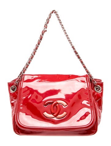 CC Lipstick Accordion Flap Bag