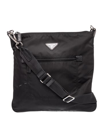 Tessuto Nylon Messenger Bag