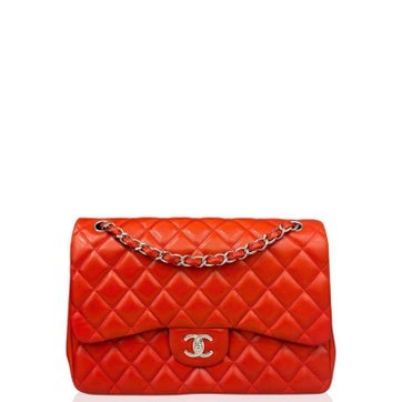 Goat Leather Double Flap Jumbo