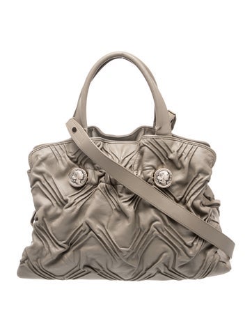 Leather Plisse