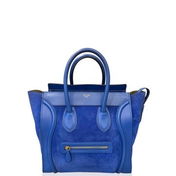 Suede Top Handle Bag Mini