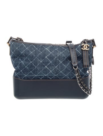 Medium Denim Gabrielle Hobo